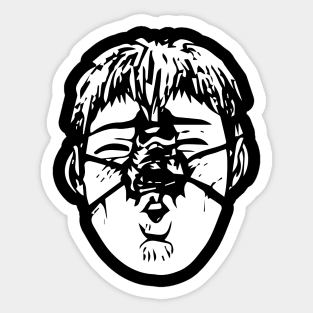 GTO Faces collection - 8 - Eikichi Onizuka - The Elephant Sticker